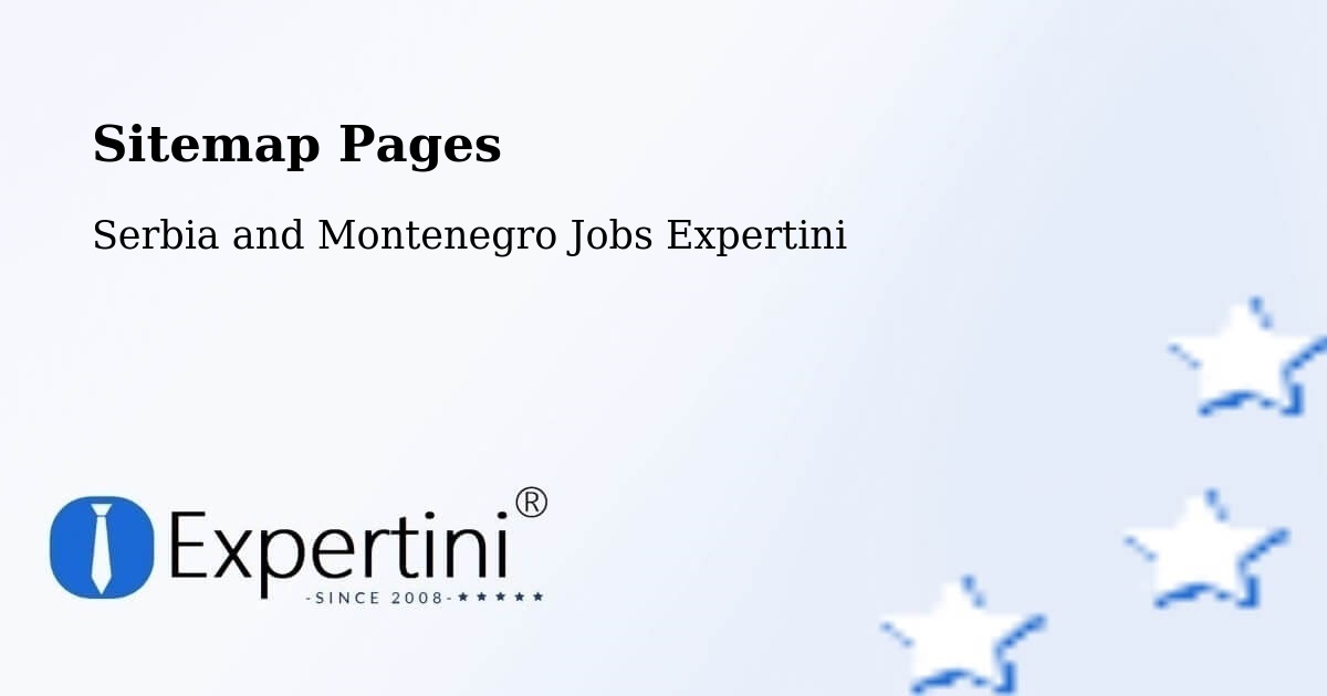 Sitemap Pages - Rivers - Serbia and Montenegro Jobs Expertini